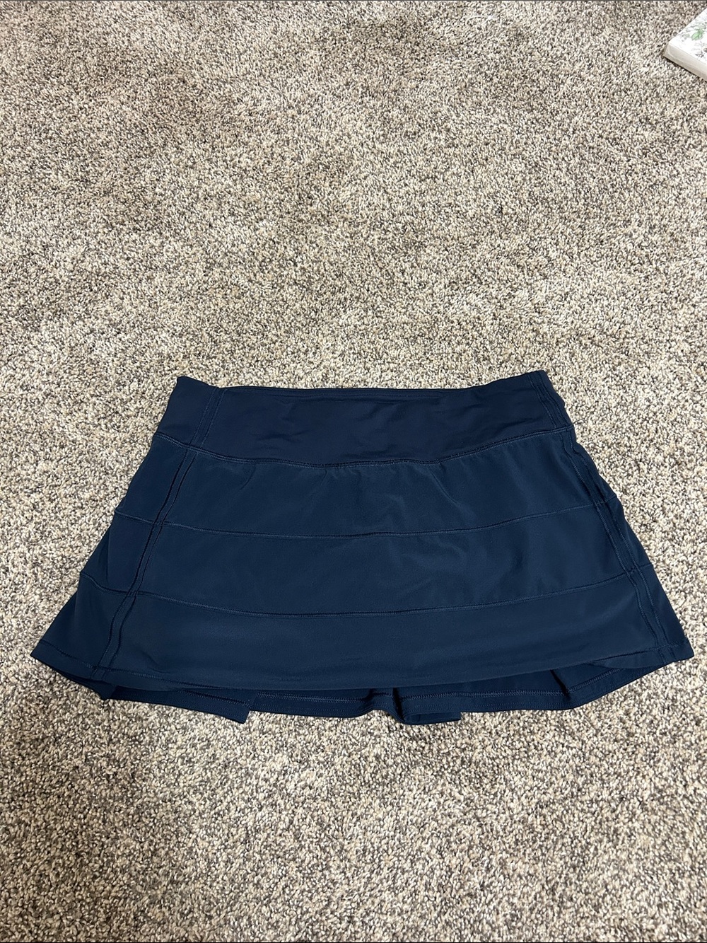 lululemon Navy pleated Athletic Skort
